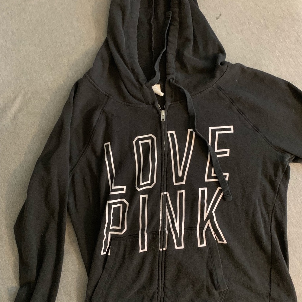 Black PINK zip up hoodie